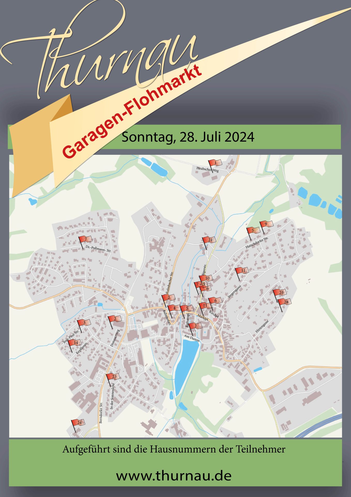 Garagenflohmarkt zur Sommerkirchweih am 28. Juli 2024